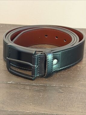 56-58 Black Belt With Black Buckle - Mens
